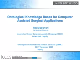 Ontological Knowledge Bases for Computer Assisted Surgical Applications