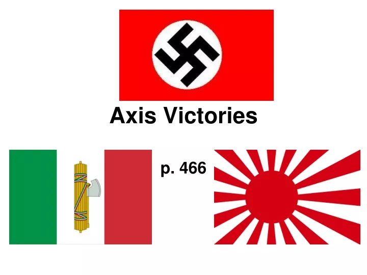 axis victories