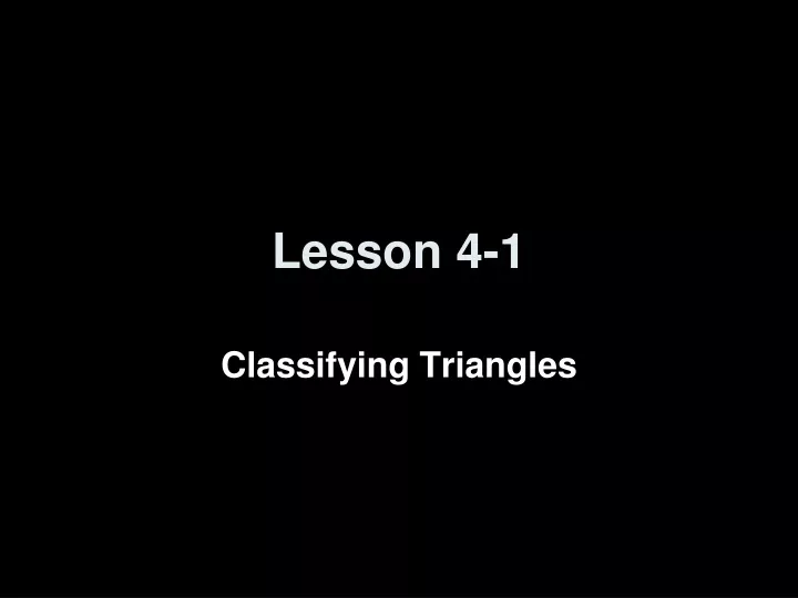 lesson 4 1