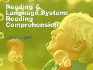 Reading &amp; Language System: Reading Comprehension