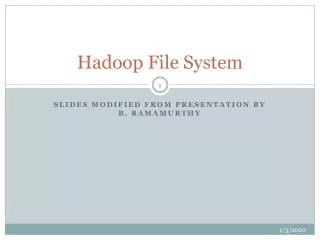 Hadoop File System