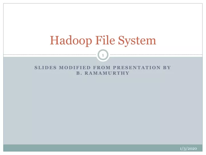 hadoop file system