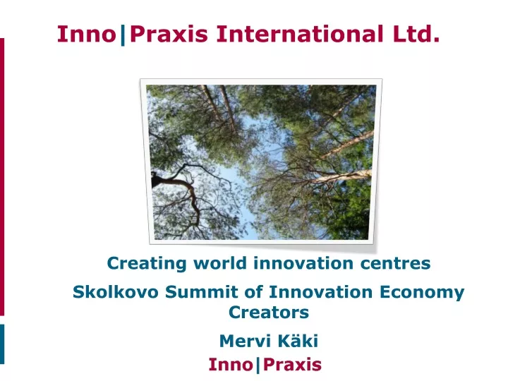 inno praxis international ltd