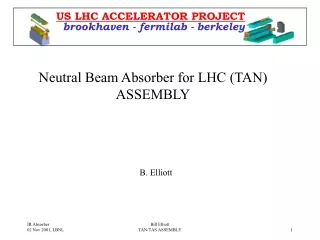 Neutral Beam Absorber for LHC (TAN) ASSEMBLY