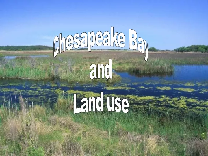 chesapeake bay and land use