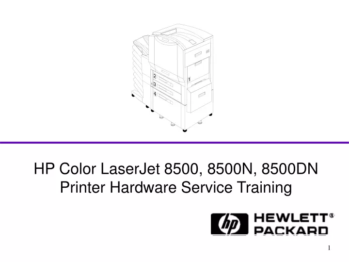 hp color laserjet 8500 8500n 8500dn printer hardware service training