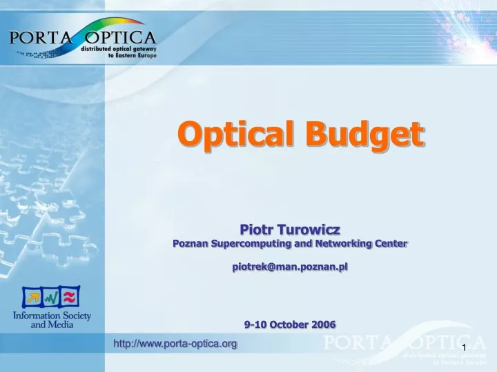 optical budget