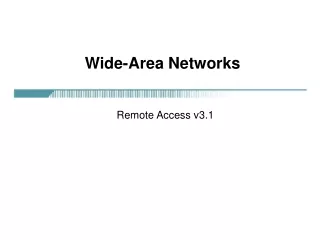 Wide-Area Networks