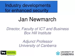 Industry developments for enhanced security