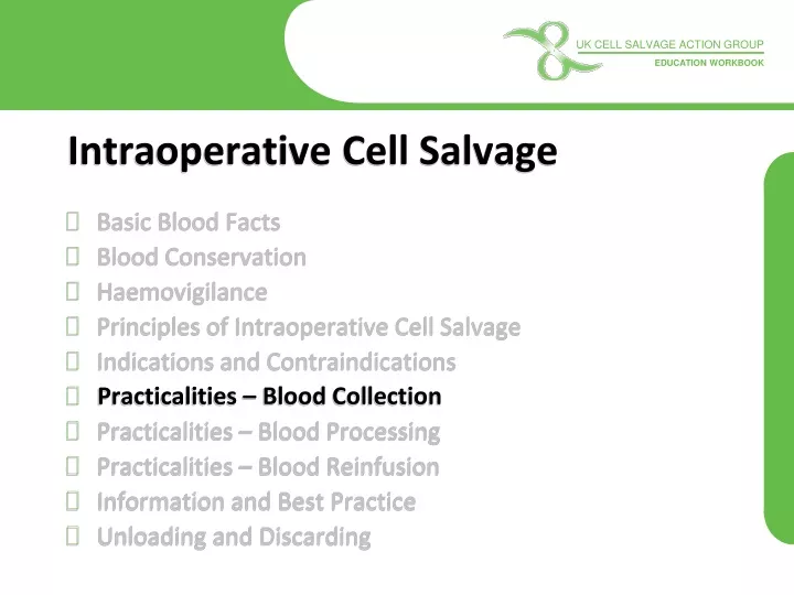 intraoperative cell salvage