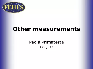 Other measurements