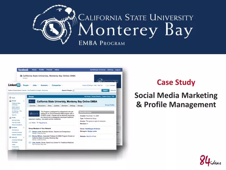case study social media marketing profile management