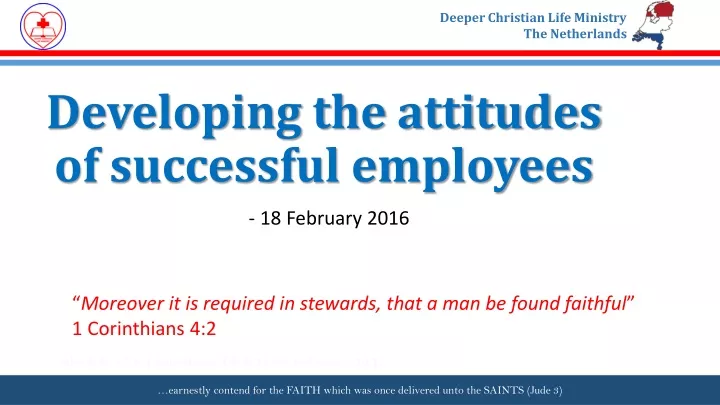 developing the attitudes of successful employees