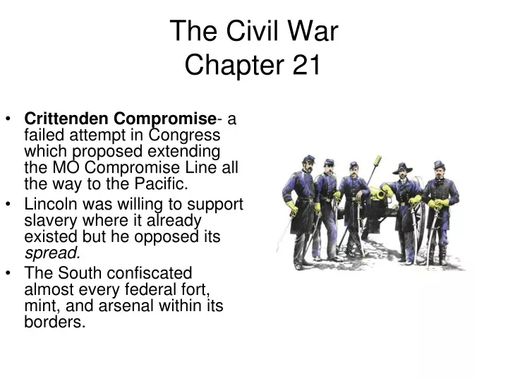 the civil war chapter 21