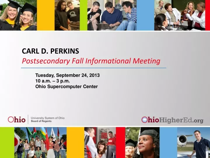 carl d perkins postsecondary fall informational meeting