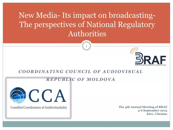 new media its impact on broadcasting the perspectives of national regulatory authorities