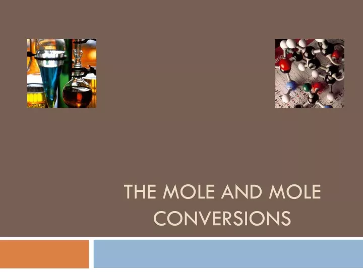 the mole and mole conversions