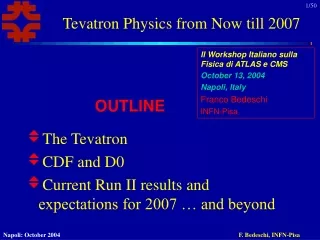 Tevatron Physics from Now till 2007