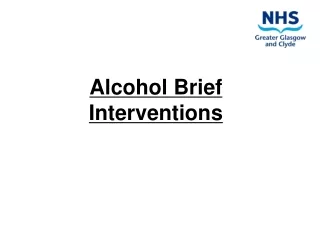 Alcohol Brief Interventions
