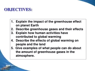Explain the impact of the greenhouse effect on planet Earth