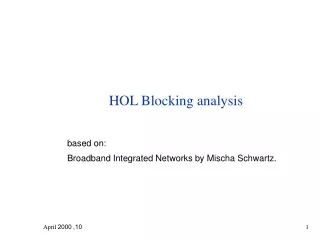 HOL Blocking analysis