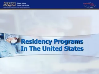 Residency Programs  In The United States