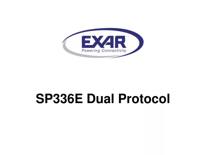 sp336e dual protocol