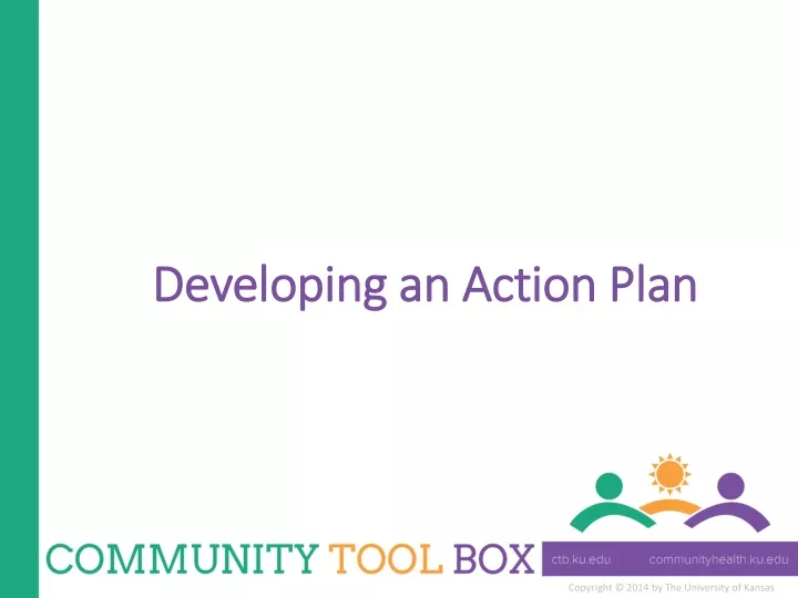 developing an action plan