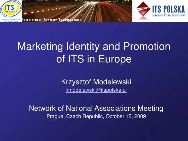 marketing identity and promotion of its in europe