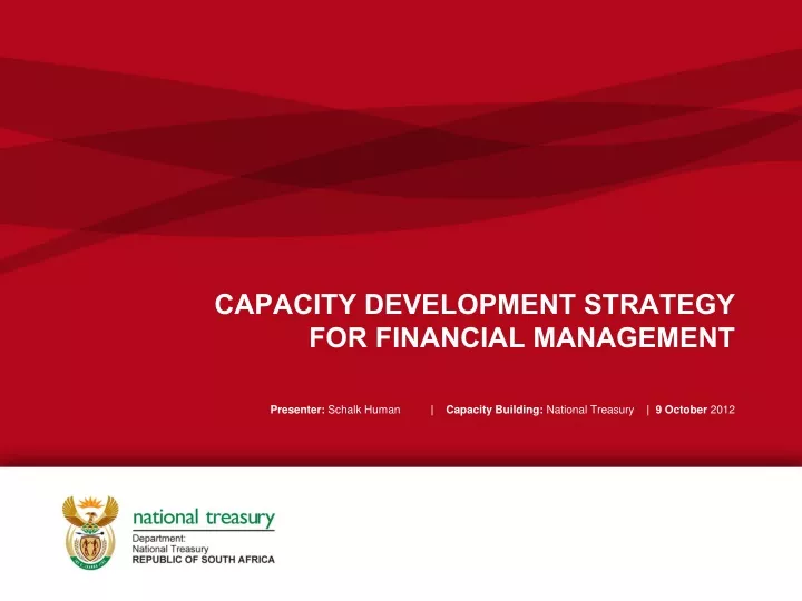 capacity development strategy for financial management