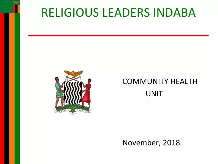 religious leaders indaba