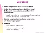Use Cases - slide 1