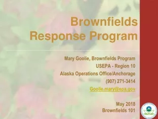Brownfields  Response Program