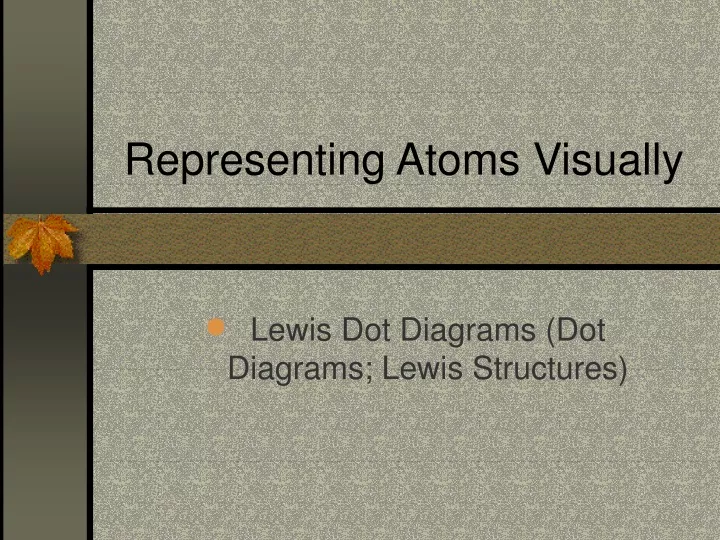 representing atoms visually