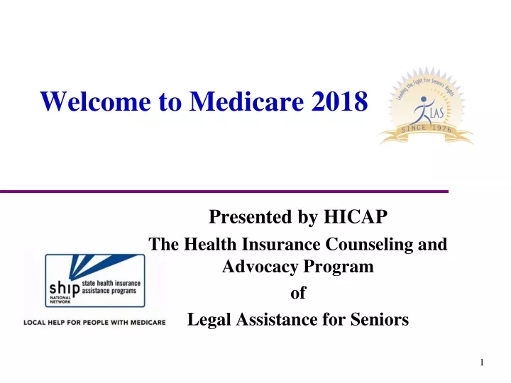 welcome to medicare 2018
