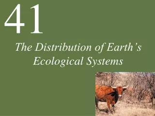 The Distribution of Earth’s Ecological Systems