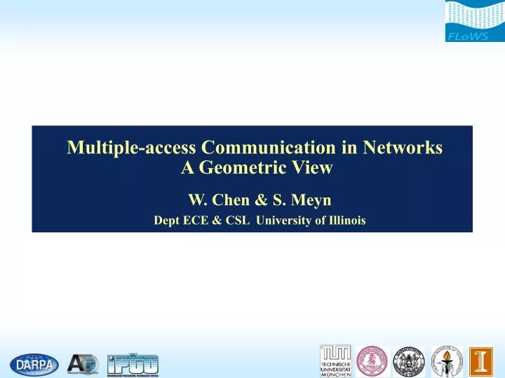 multiple access communication in networks