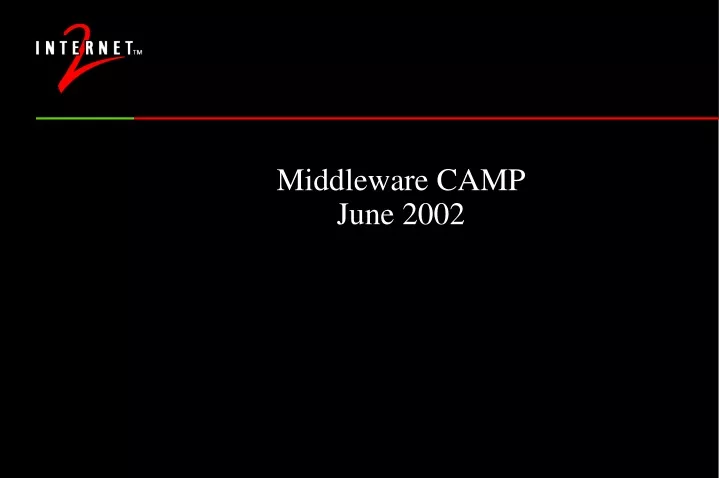 middleware camp june 2002