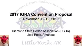 2017 IGRA Convention Proposal