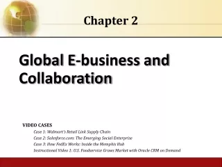 Global E-business and Collaboration