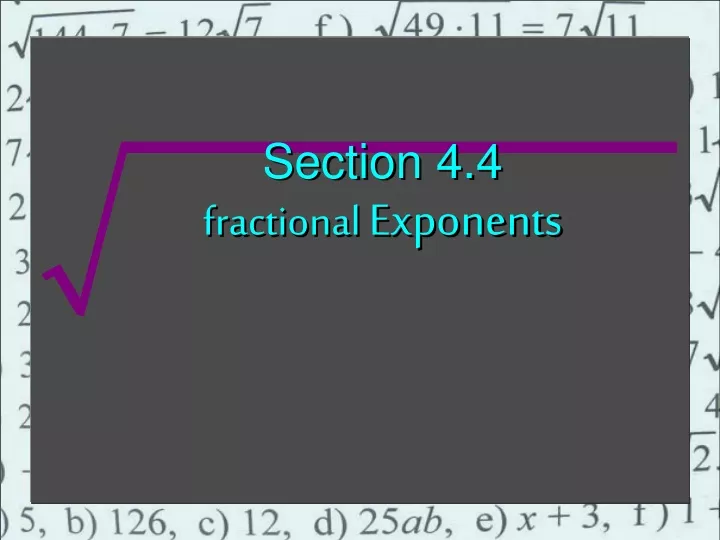 section 4 4 fractional exponents