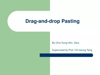 Drag-and-drop Pasting