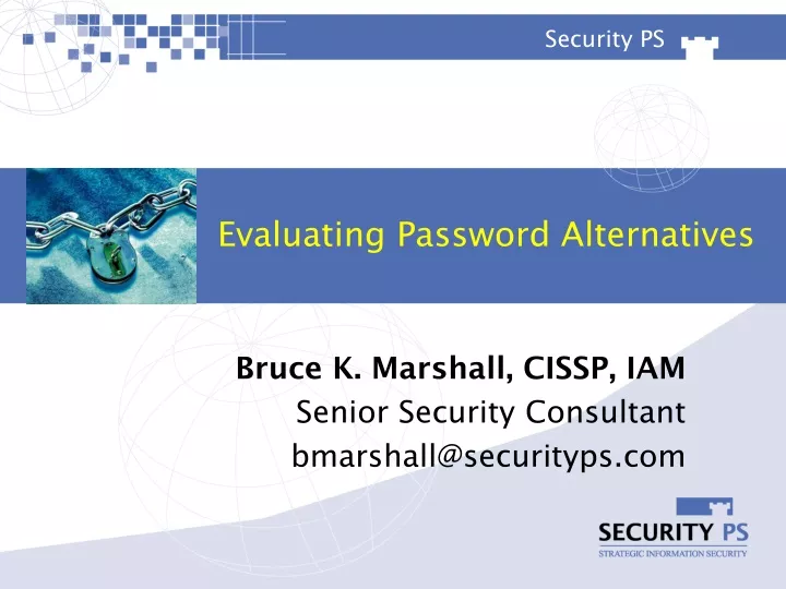 evaluating password alternatives