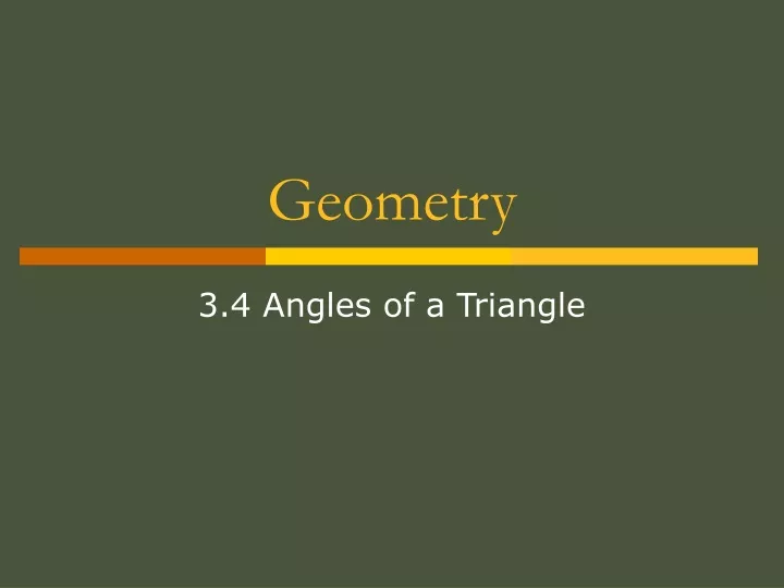 geometry