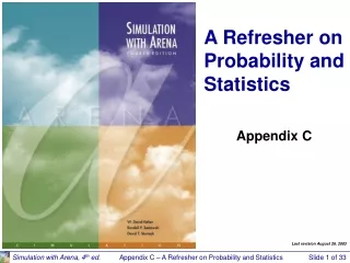 A Refresher on Probability and Statistics