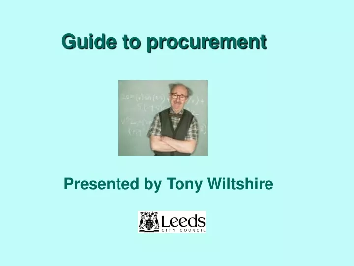 guide to procurement