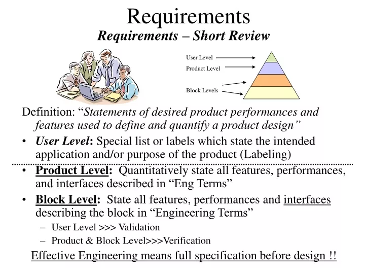 requirements short review