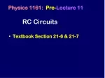 RC Circuits - slide 1