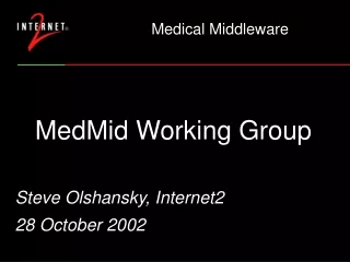 MedMid Working Group