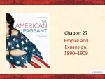 America's Empire and Overseas Expansion 1890-1909 - slide 1